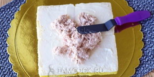 бутербродный торт праздничный