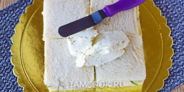 бутербродный торт праздничный