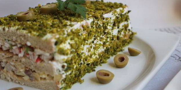 бутербродный торт