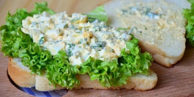 бутерброды для пикника сэндвич с яичным салатом