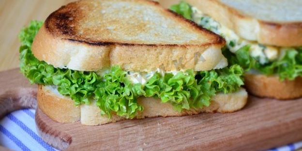 бутерброды для пикника сэндвич с яичным салатом