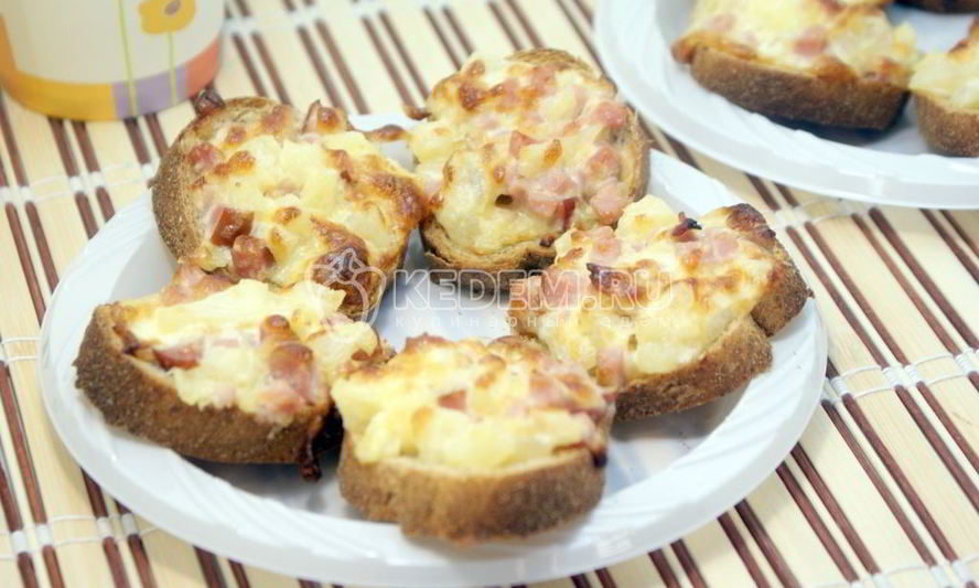 Рецепт бутербродов гавайских