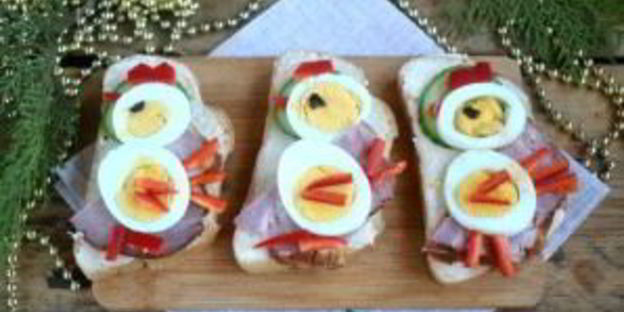 бутерброды петушки