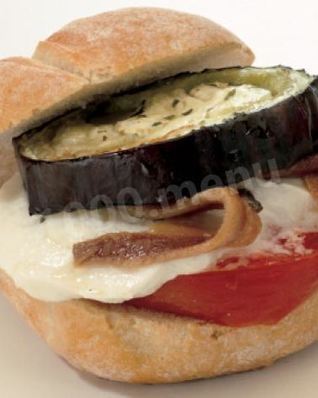 Бутерброды с баклажанами и сыром