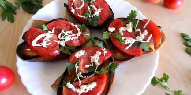 бутерброды с баклажанами