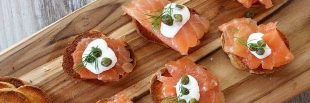 Бутерброды с форелью