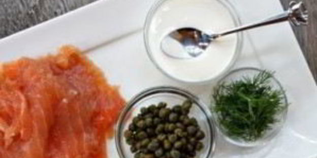 бутерброды с форелью