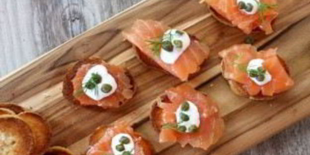 бутерброды с форелью