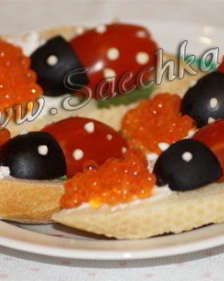 Бутерброды с икрой