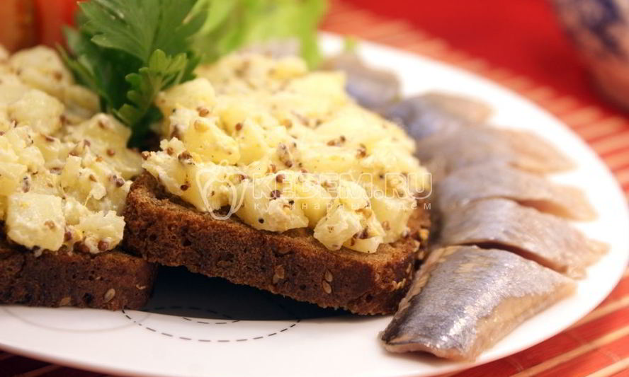 Рецепт бутербродов с картофелем