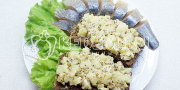 бутерброды с картофелем