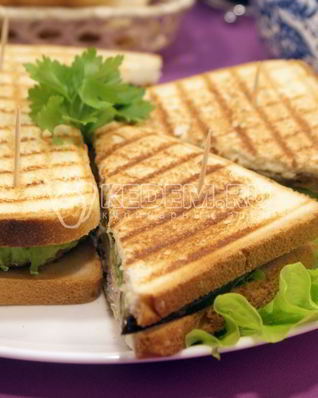 Бутерброды с котлетой