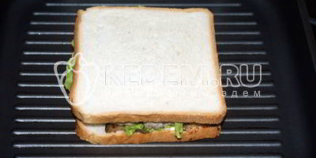 бутерброды с котлетой