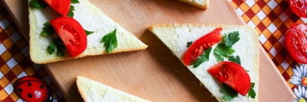 Бутерброды с крем-сыром