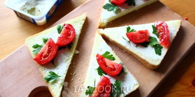 бутерброды с крем-сыром