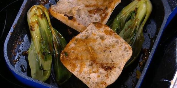 бутерброды с креветками-мисо