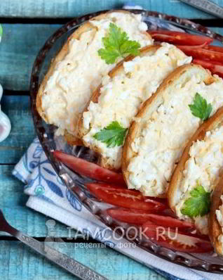 Бутерброды с сыром и яйцом