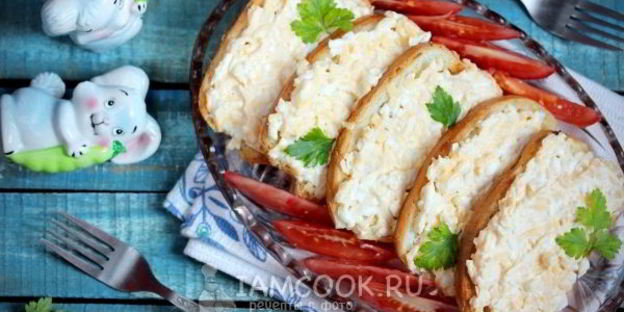 бутерброды с сыром и яйцом