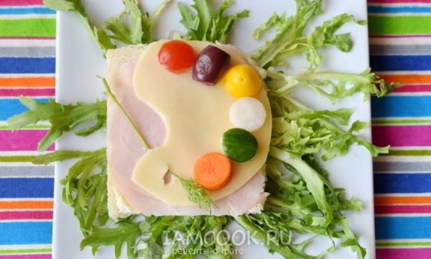 Рецепт детского бутерброда