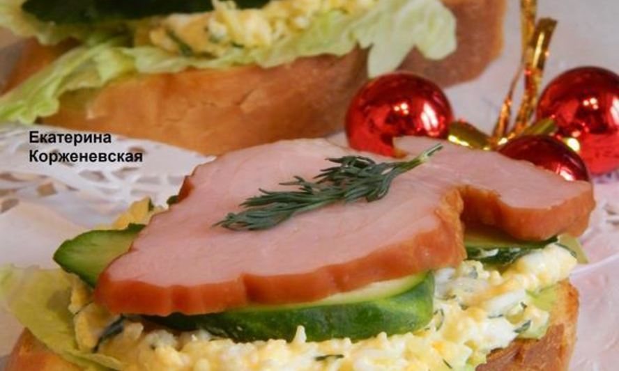 Рецепт фуршетных бутербродов