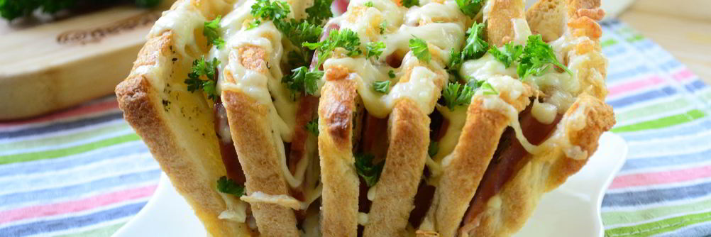 Гармошка из бутербродов