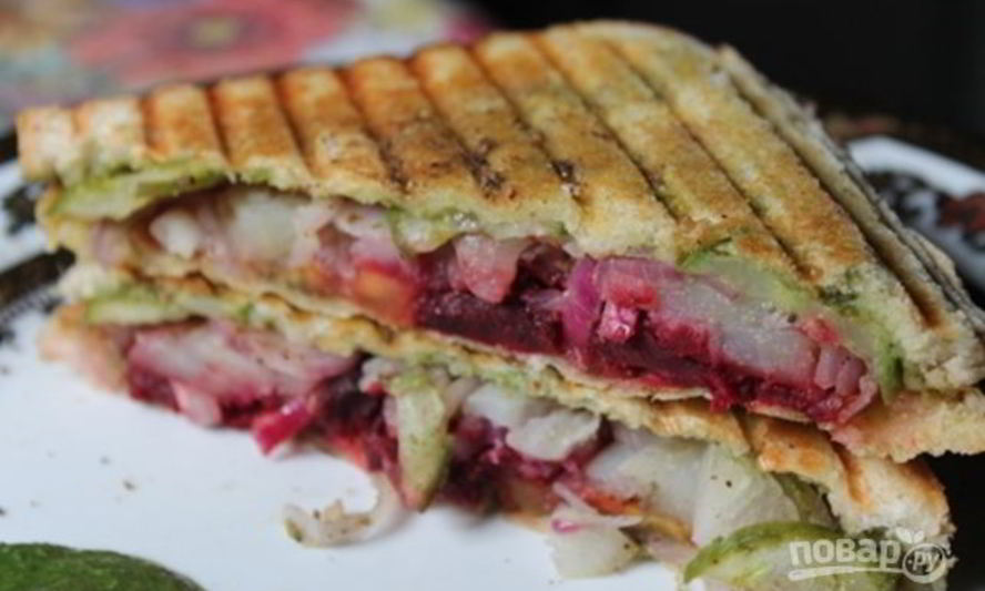 Рецепт горячих бутербродов на завтрак