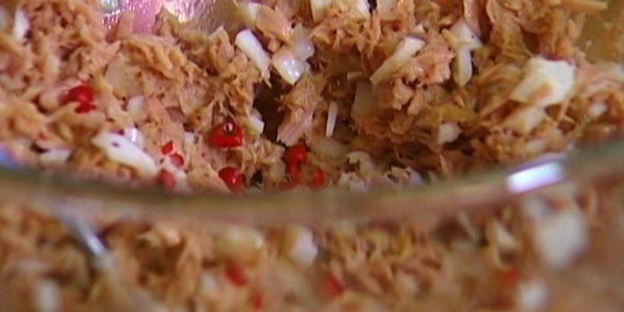 горячий бутерброд с тунцом и сыром по-орегонски