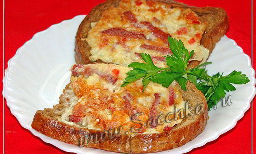 Рецепт горячего бутерброда