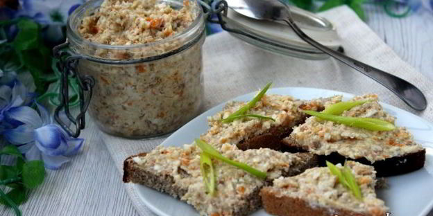 намазка для бутербродов из сельди нежная