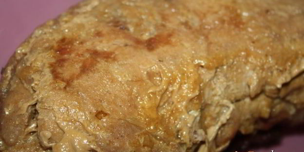 свиная вырезка для бутербродов в чесночно-имбирно-соевом маринаде