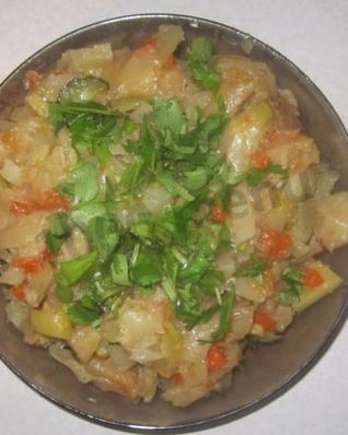 Горячая овощная закуска