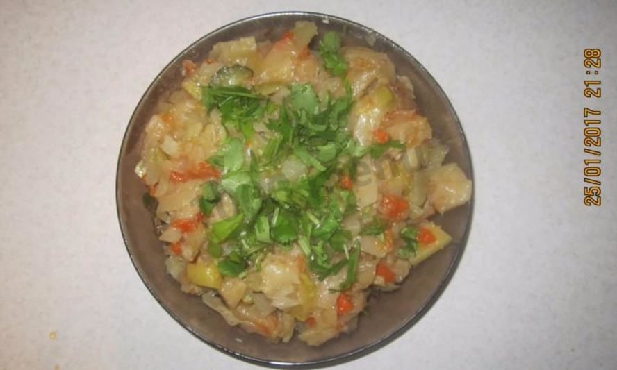 Рецепт горячей овощной закуски