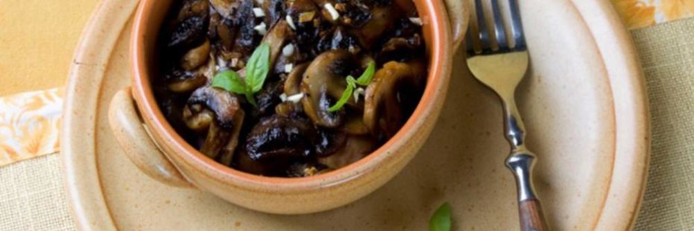 Горячая закуска с грибами