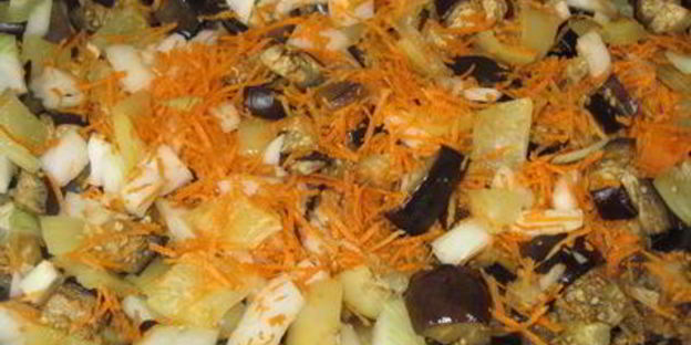 баклажанная и кабачковая икра в духовке