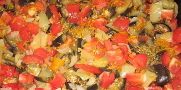 баклажанная и кабачковая икра в духовке