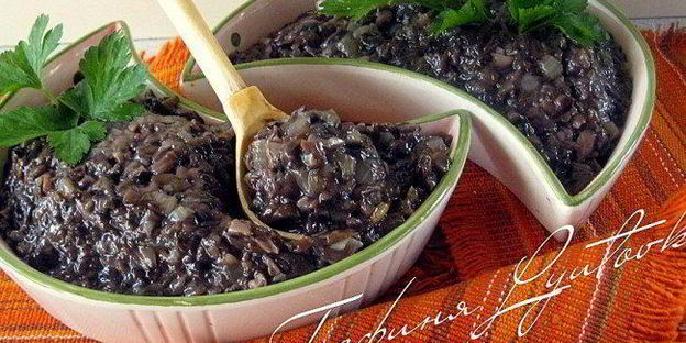 икра грибная