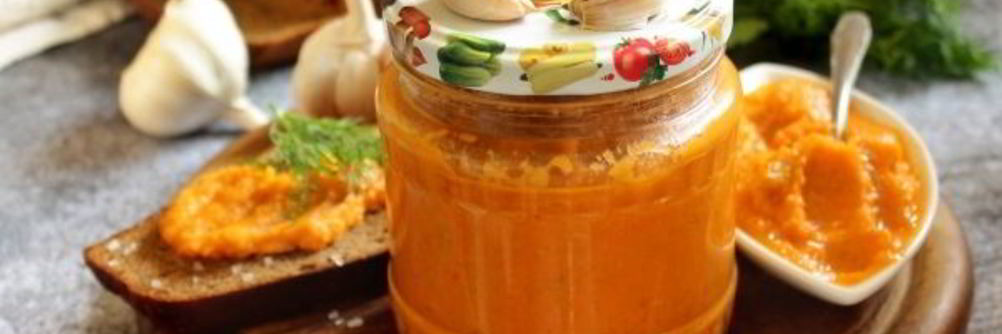 Кабачковая икра с чесноком