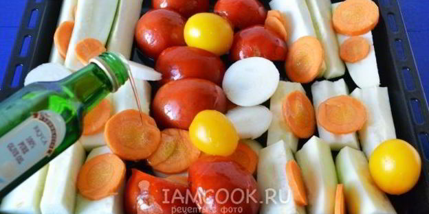 кабачковая икра в духовке
