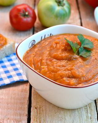 Овощная икра с зелеными помидорами в мультиварке