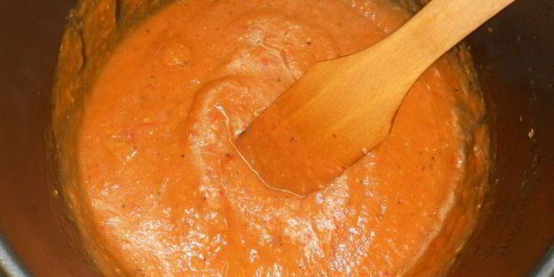 овощная икра с зелеными помидорами в мультиварке