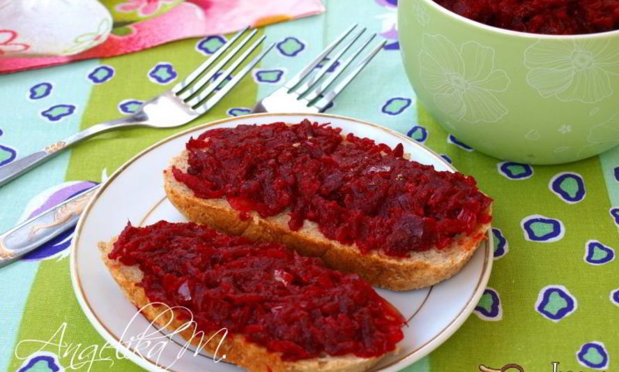 Рецепт свекольной икры из вареной свеклы