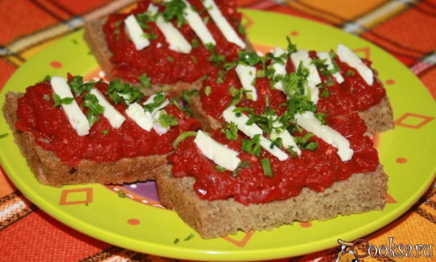 Рецепт свекольной икры с баклажаном