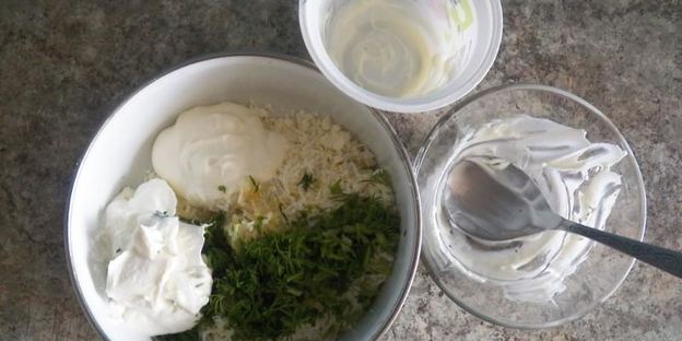 камац мацун — закуска из сцеженного мацуна