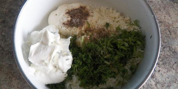 камац мацун — закуска из сцеженного мацуна