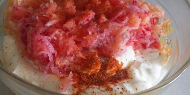 камац мацун — закуска из сцеженного мацуна