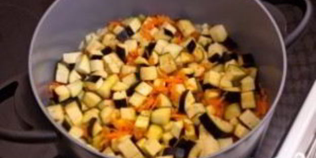 капуста с баклажанами