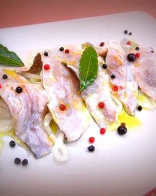 Кефаль маринованная