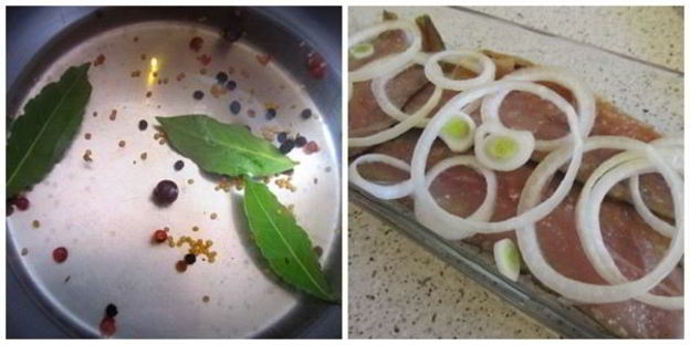 кефаль маринованная