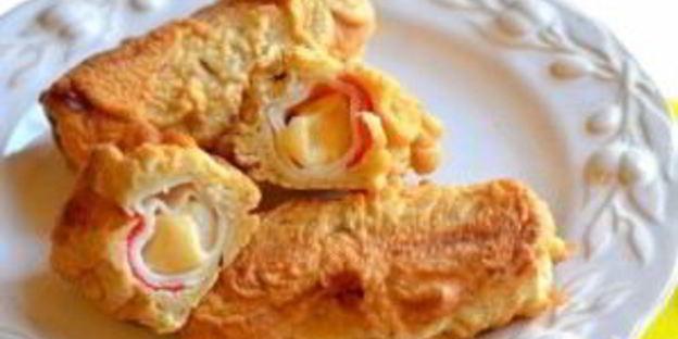 крабовые палочки в кляре с сыром