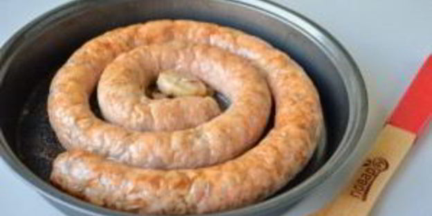 куриная колбаса с рисом и паприкой